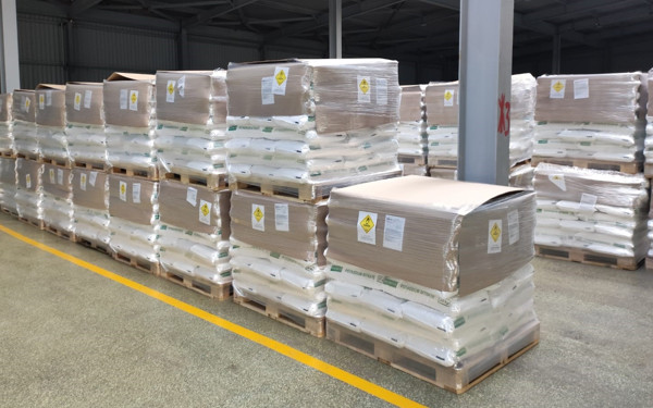 Paletten mit 25-kg-Säcken